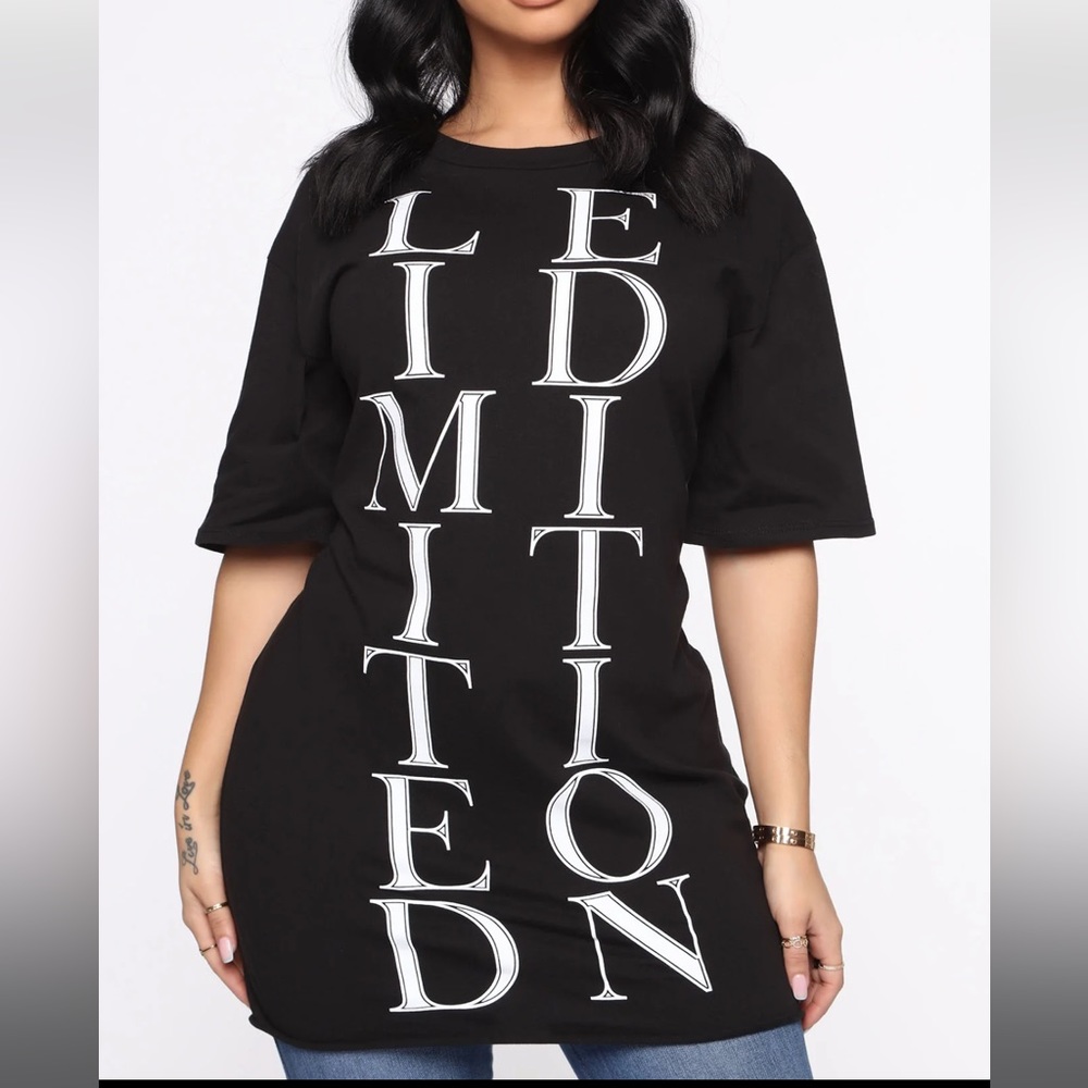 Limited edition t-shirt dress